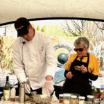 IChef Chad and Dixie B cooking with honey demo PIHF 2024